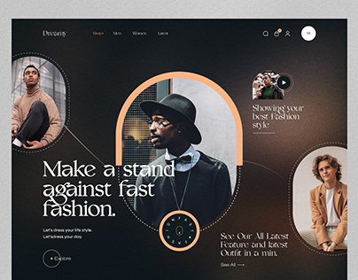 Clothing Store Ecommerce Website design | Ui Design