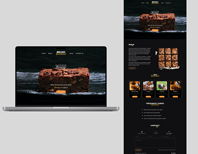 brownie shop web design