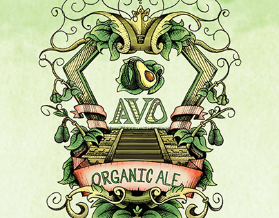 Vegetable Branding: AVO Organic Ale