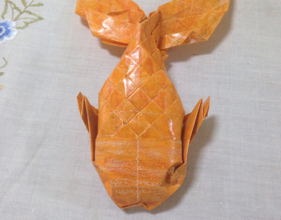 Origami koi fish