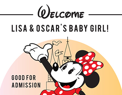 Minnie/Disneyland Themed baby shower