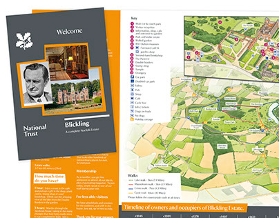 National Trust Blickling Estate welcome leaflet