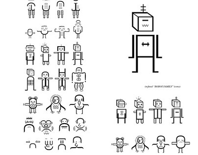 Robot Family (Helvetica Nation)