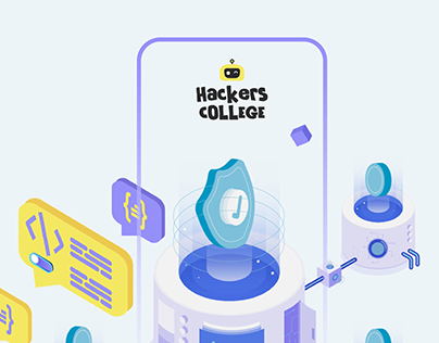 Project thumbnail - HACKERS COLLEGE website & app