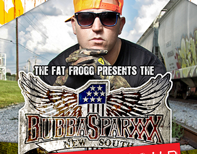 Bubba Sparxxx - Gig Poster and Ticket Design