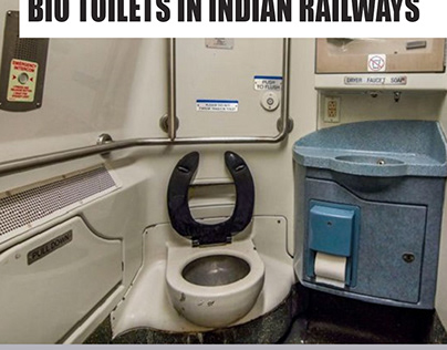 Bio toilets in Indian railways