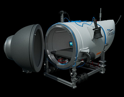 3D submersible - OceanGate Titan