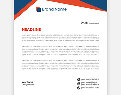 corporate letterhead template