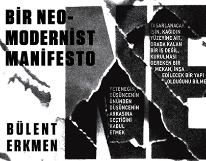 Bir Neo-Modernist Manifesto