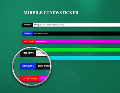 CT Newsticker - Joomla! Newsticker Module