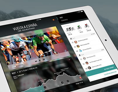 Cycling Concept App for IPad