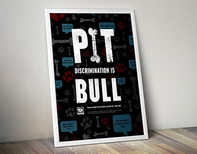 Pit discrimination is Bull Advocacy Posters