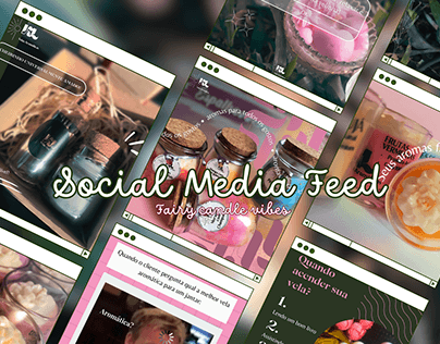 Social Media Feed - Small Candle Business