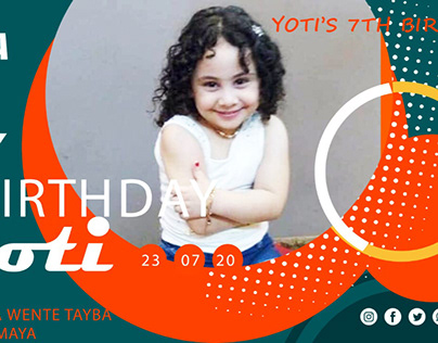 Yoti’s birthday poser