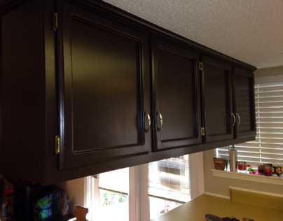Stained Cabinets