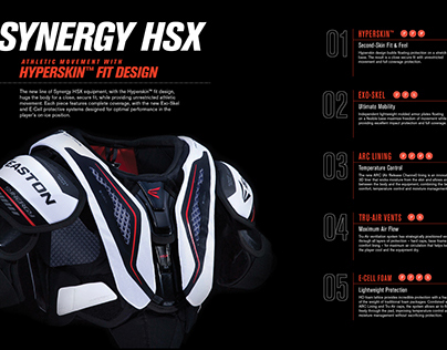 Easton Synergy HSX Hockey Protective Line