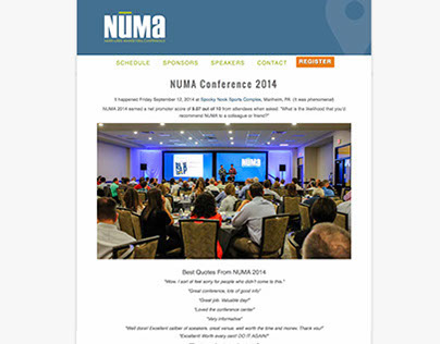 NUMA Conference Website