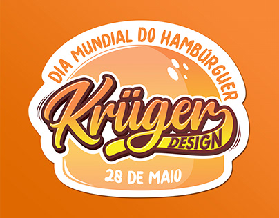 Logo Temático Krüger Design | Dia Mundial do Hambúrger