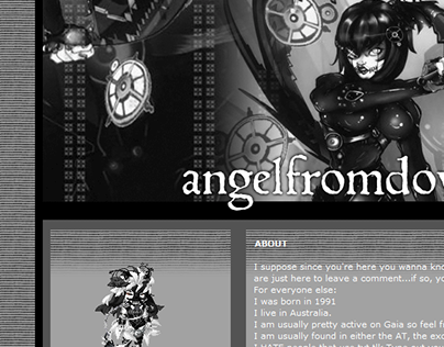 Gaia Online Profile Theme - angelfromdown-under