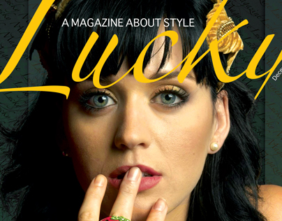Lucky Magazine redesign concept