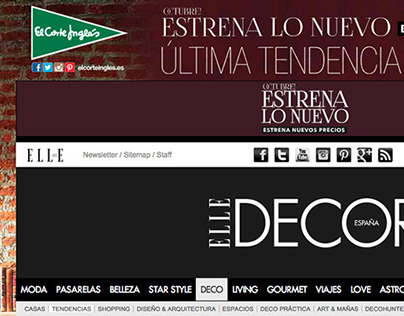 "Estrena lo nuevo" ECI Elle site Brand Day
