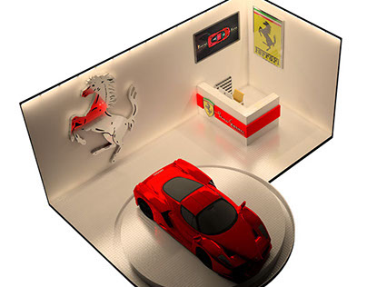 Exhibition Stand (2013) - Ferrari Enzo