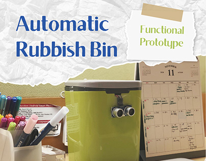 Automatic Rubbish Bin - Product Design