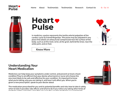HEART PULSE WEBSITE UI/UX
