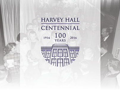 Harvey Hall Centennial Identity
