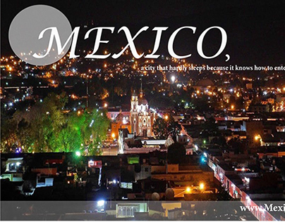 Mexico Tourist Attraction Banner