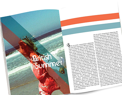 Surf Girl Magazine - British Summer Lay Out