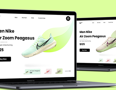 Product Landing Page for Nike