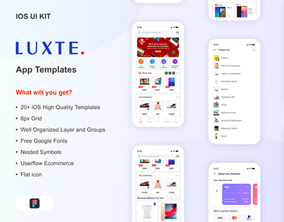 Luxte UI Kit Ecommerce
