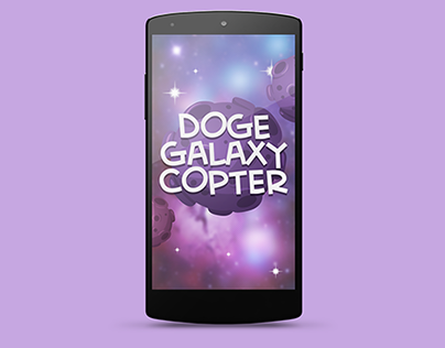 Space Doge (Illustrations and UI for Android/iOS app)