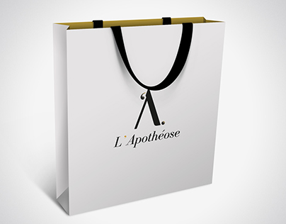 Logotype pour une maison d'édition de luxe, l'Apothéose