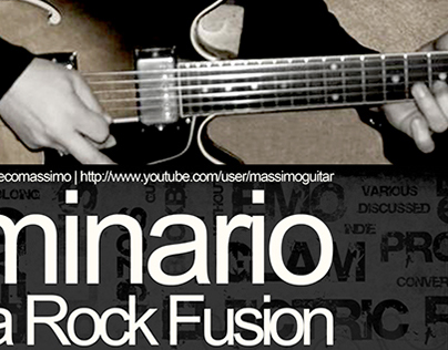 Poster Rock Fusion Guitar Seminar