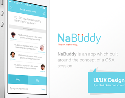 NaBuddy iOS UI/UX Design
