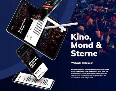 Kino, Mond & Sterne - Website Relaunch