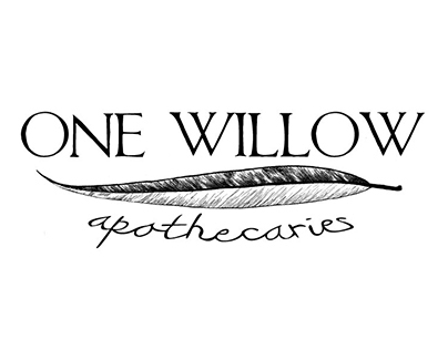 One Willow Apothecaries Logo & Label Design