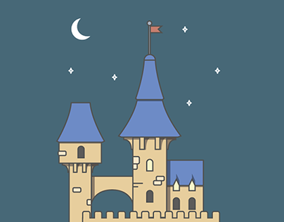 Nighttime Castle
