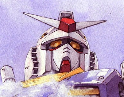 Gundam Fanart (watercolor)