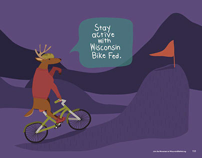Wisconsin Bike Fed Print Ads