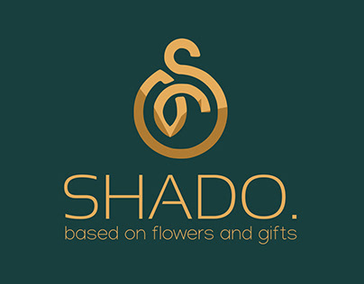 SHADO. Flower shop logo