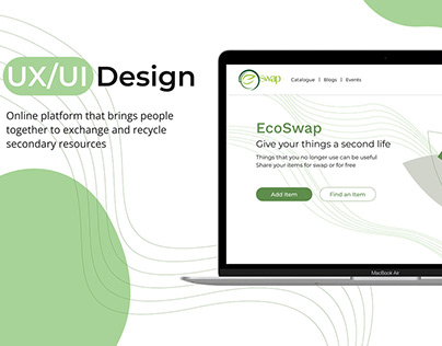 Project thumbnail - EcoSwap service design — UX/UI Case Study