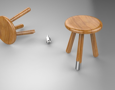 Broken stool
