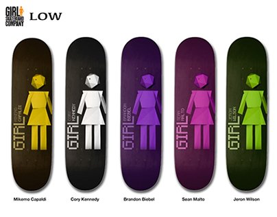 Girl Low Series, Skateboard Decks