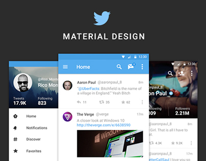 Twitter Material Design