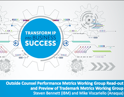 Performance Metrics Working Group
