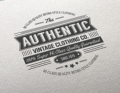 Customizable Retro Style Typography