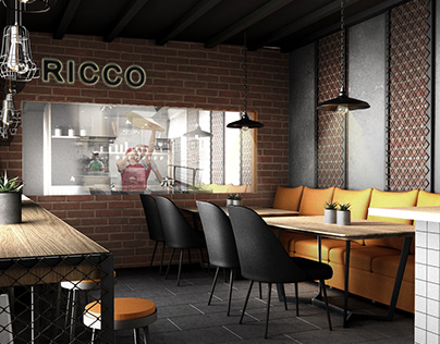 Дизайн - проект пиццерии "RICCO"